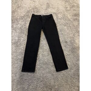 The Kooples Jeans Womens 28 Black Denim Pants‎ Slim Fit Button